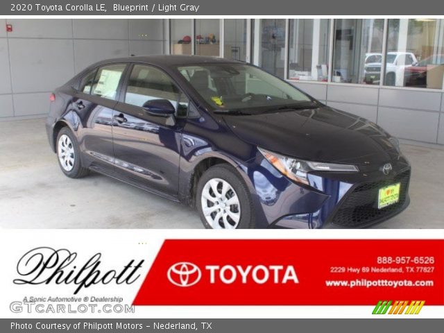 2020 Toyota Corolla LE in Blueprint