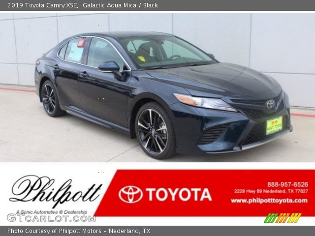 2019 Toyota Camry XSE in Galactic Aqua Mica
