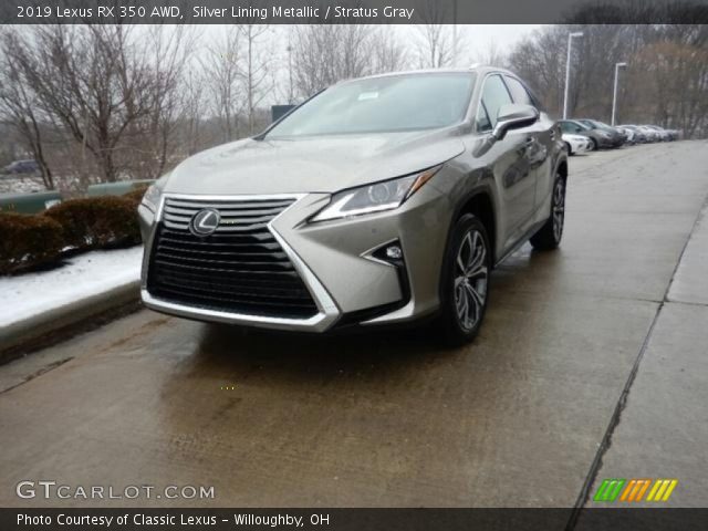 2019 Lexus RX 350 AWD in Silver Lining Metallic