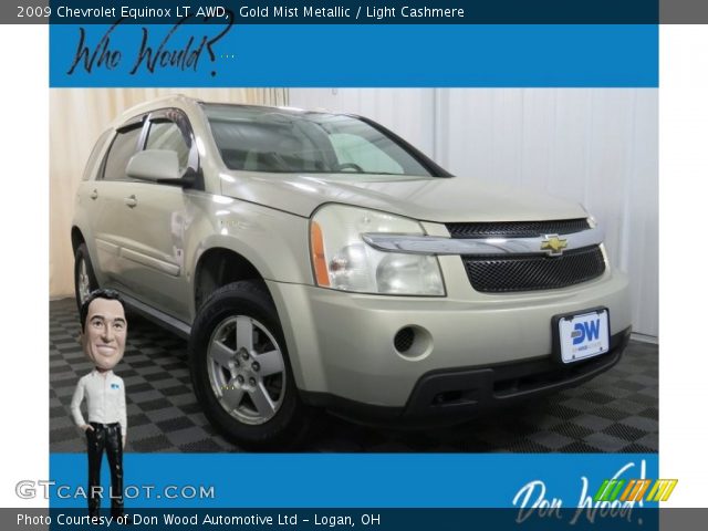2009 Chevrolet Equinox LT AWD in Gold Mist Metallic