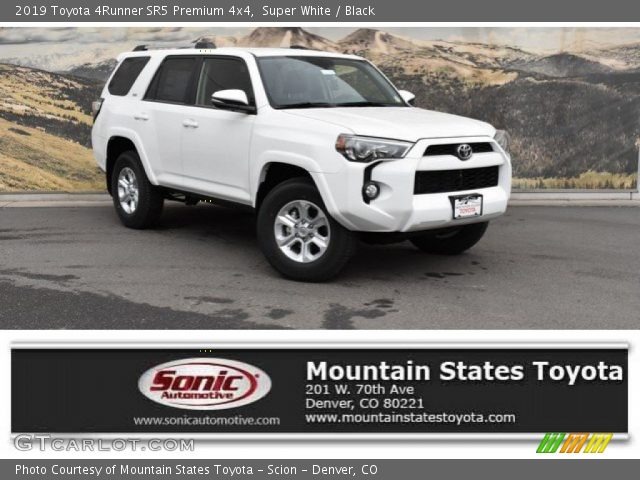 2019 Toyota 4Runner SR5 Premium 4x4 in Super White