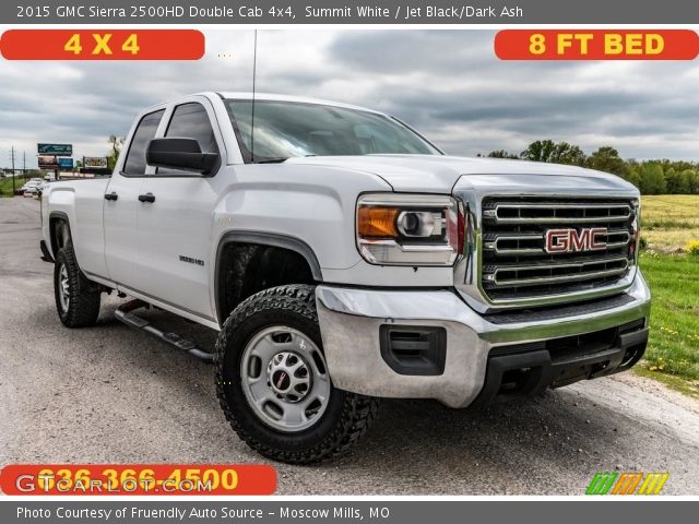 2015 GMC Sierra 2500HD Double Cab 4x4 in Summit White