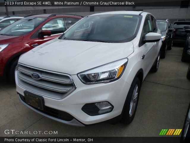 2019 Ford Escape SE 4WD in White Platinum