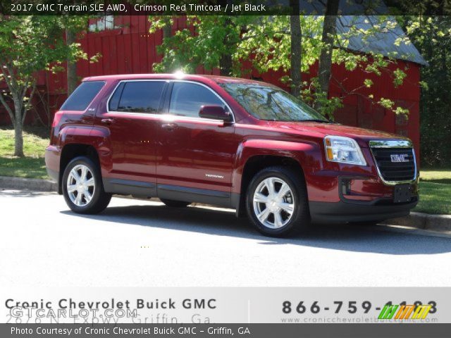 2017 GMC Terrain SLE AWD in Crimson Red Tintcoat