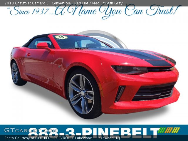 2018 Chevrolet Camaro LT Convertible in Red Hot