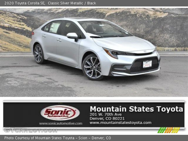 2020 Toyota Corolla SE in Classic Silver Metallic