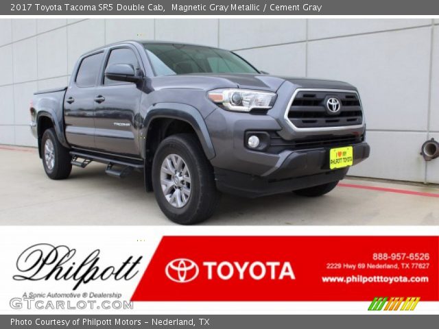 2017 Toyota Tacoma SR5 Double Cab in Magnetic Gray Metallic