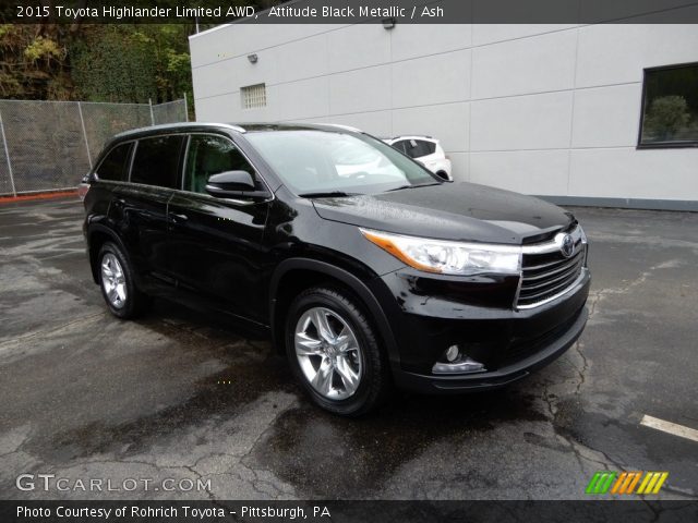 2015 Toyota Highlander Limited AWD in Attitude Black Metallic