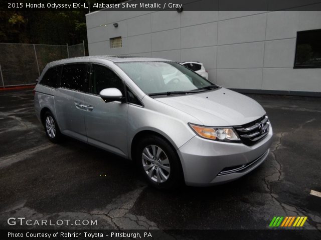 2015 Honda Odyssey EX-L in Alabaster Silver Metallic