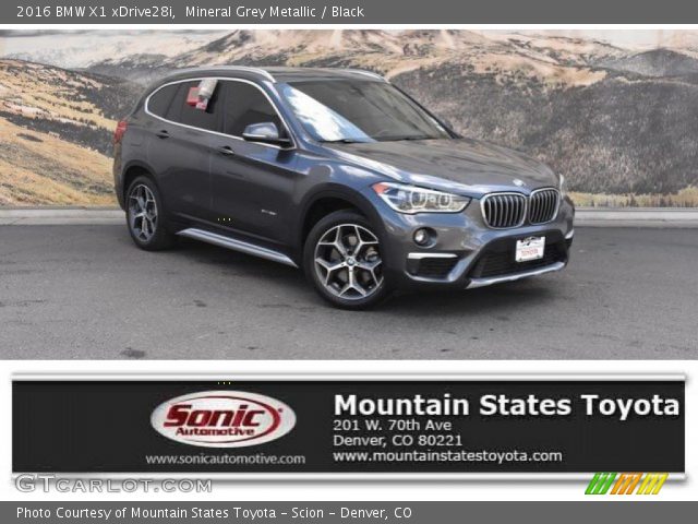 2016 BMW X1 xDrive28i in Mineral Grey Metallic