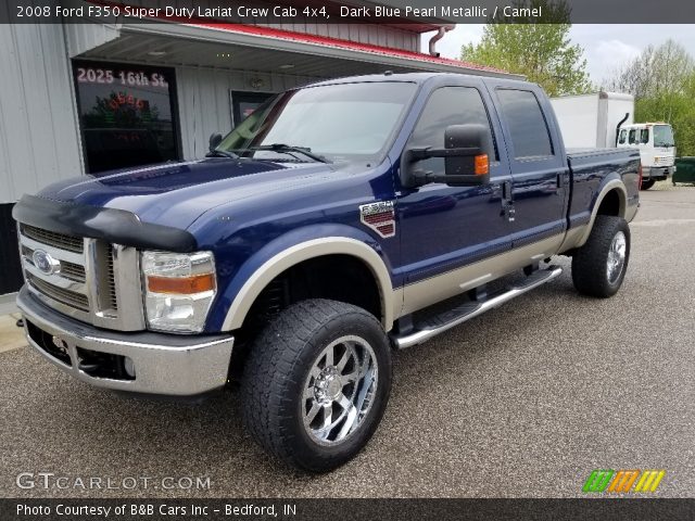 2008 Ford F350 Super Duty Lariat Crew Cab 4x4 in Dark Blue Pearl Metallic