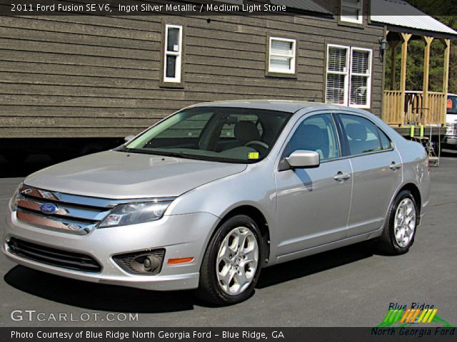 2011 Ford Fusion SE V6 in Ingot Silver Metallic