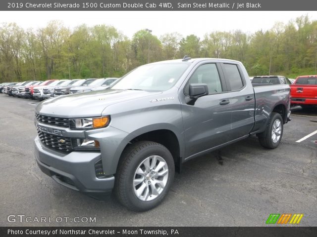 2019 Chevrolet Silverado 1500 Custom Double Cab 4WD in Satin Steel Metallic