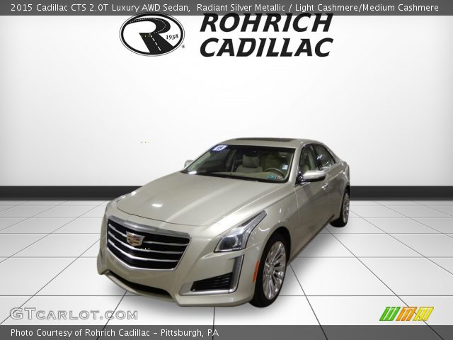 2015 Cadillac CTS 2.0T Luxury AWD Sedan in Radiant Silver Metallic