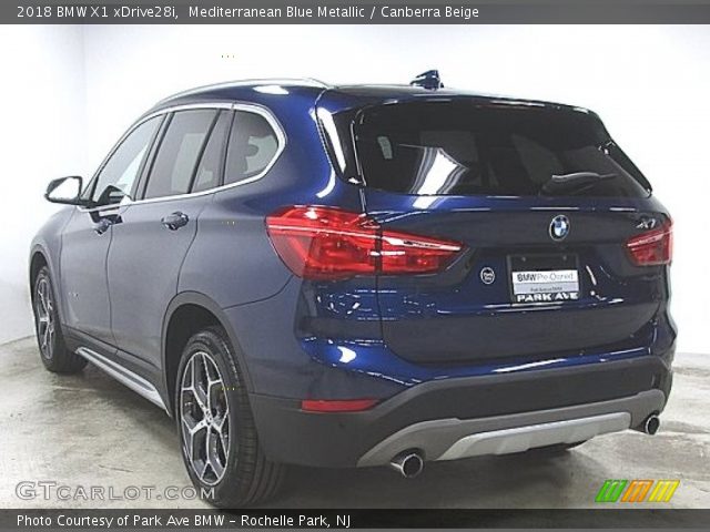 2018 BMW X1 xDrive28i in Mediterranean Blue Metallic