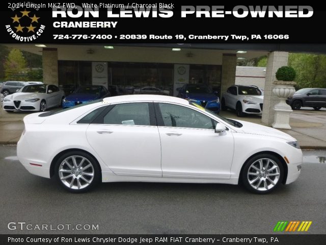 2014 Lincoln MKZ FWD in White Platinum