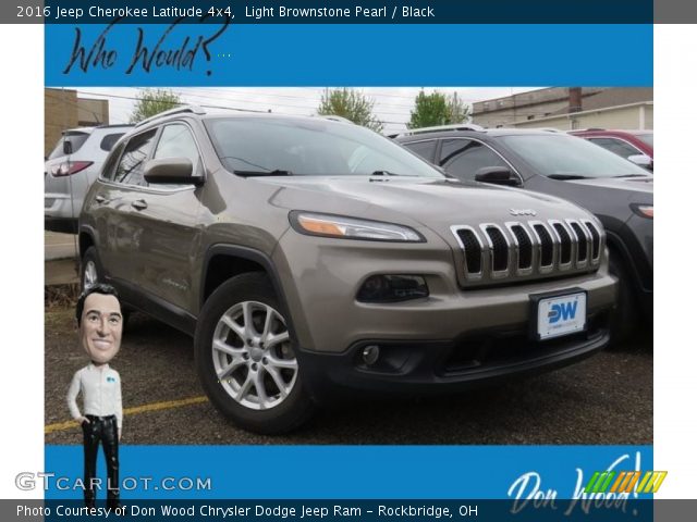 2016 Jeep Cherokee Latitude 4x4 in Light Brownstone Pearl