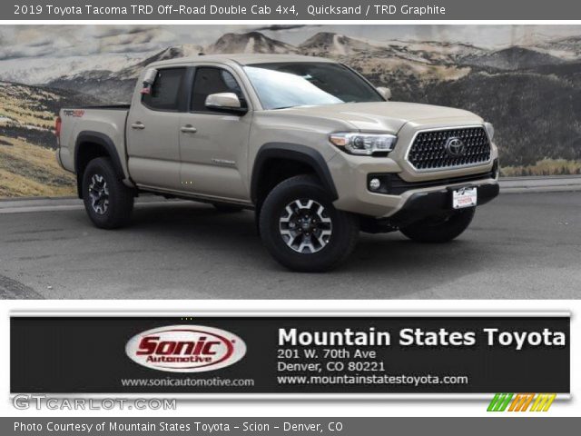 2019 Toyota Tacoma TRD Off-Road Double Cab 4x4 in Quicksand