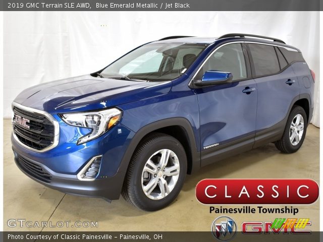 2019 GMC Terrain SLE AWD in Blue Emerald Metallic