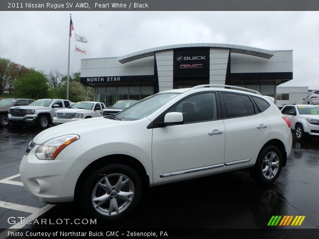 2011 Nissan Rogue SV AWD in Pearl White