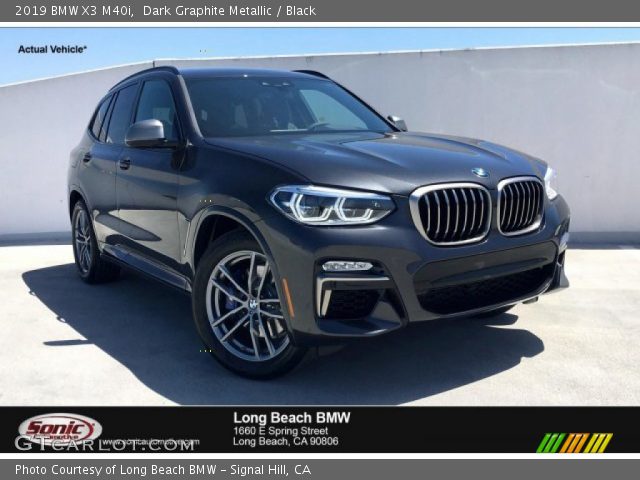 2019 BMW X3 M40i in Dark Graphite Metallic