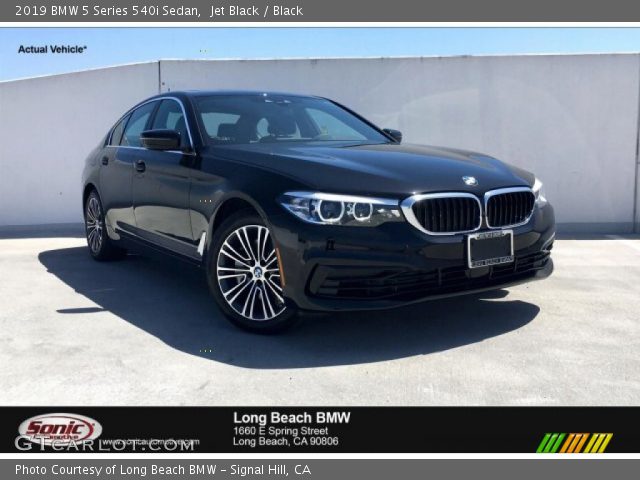 2019 BMW 5 Series 540i Sedan in Jet Black