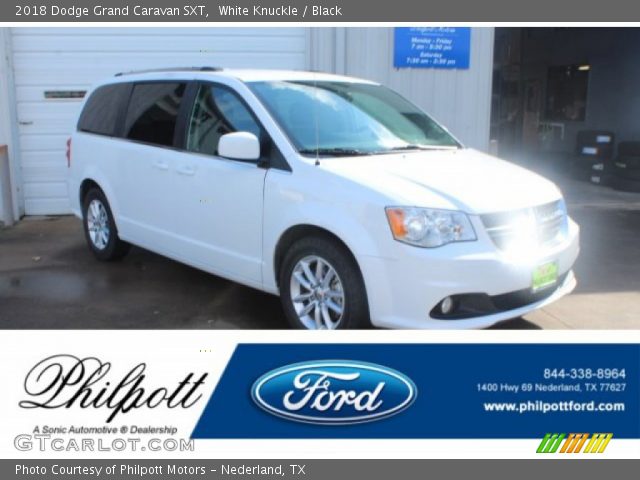 2018 Dodge Grand Caravan SXT in White Knuckle