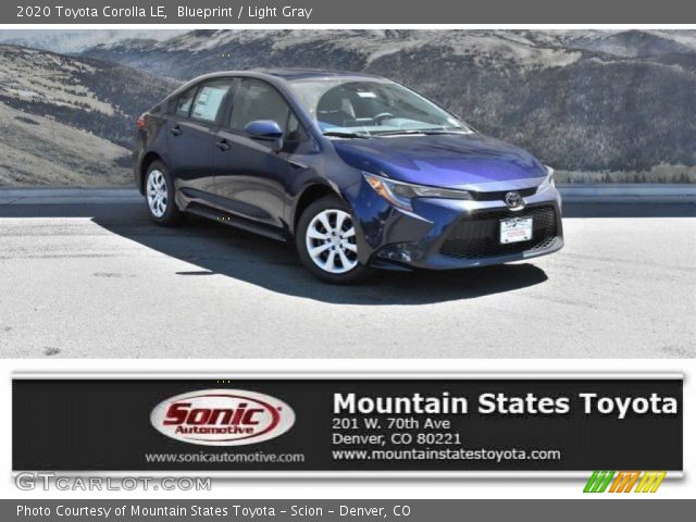 2020 Toyota Corolla LE in Blueprint