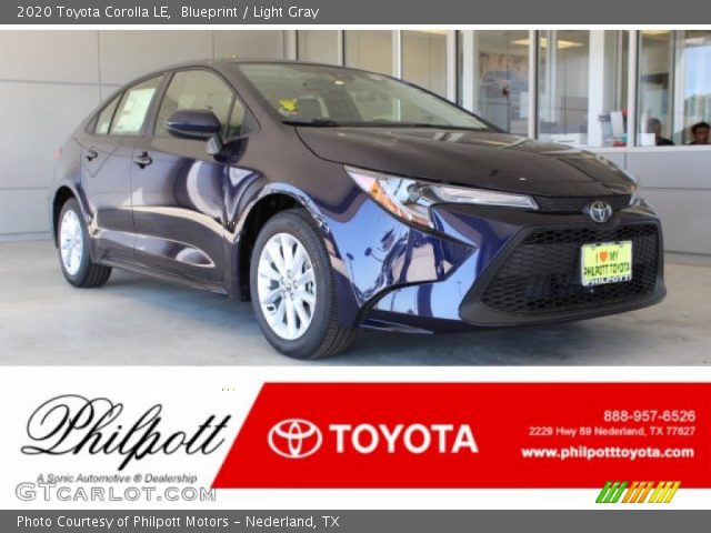2020 Toyota Corolla LE in Blueprint