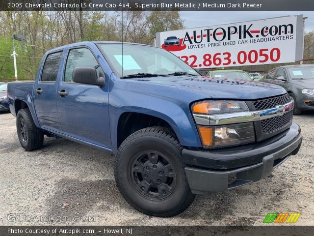 2005 Chevrolet Colorado LS Crew Cab 4x4 in Superior Blue Metallic
