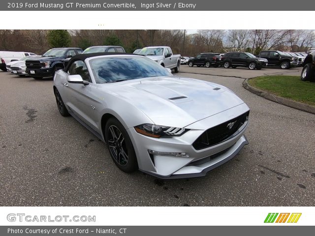 2019 Ford Mustang GT Premium Convertible in Ingot Silver