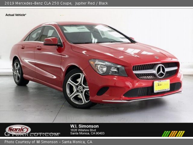 2019 Mercedes-Benz CLA 250 Coupe in Jupiter Red