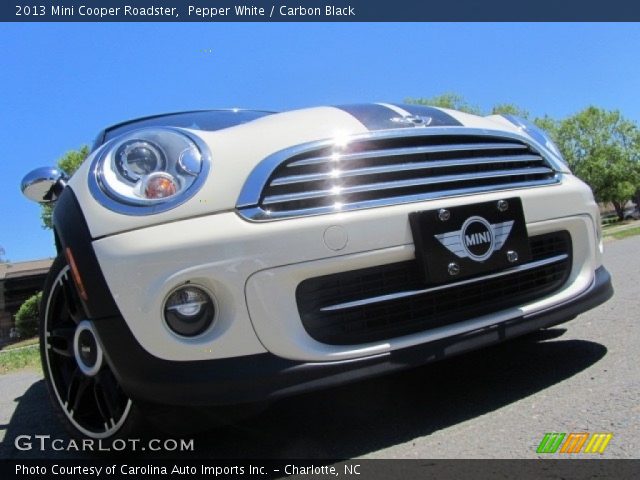 2013 Mini Cooper Roadster in Pepper White