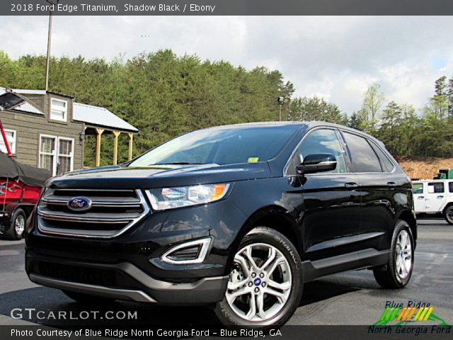 2018 Ford Edge Titanium in Shadow Black