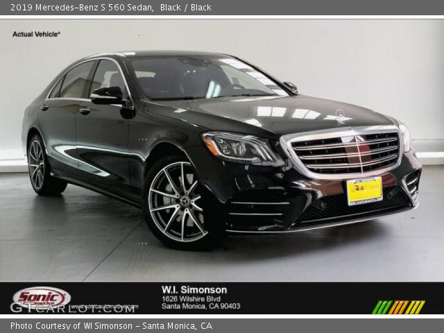 2019 Mercedes-Benz S 560 Sedan in Black