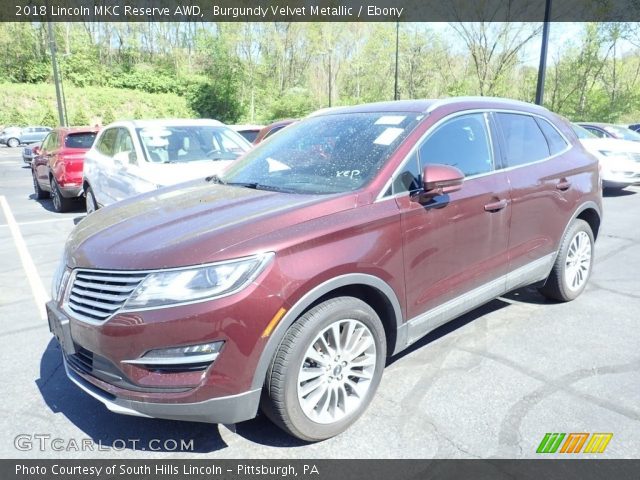 2018 Lincoln MKC Reserve AWD in Burgundy Velvet Metallic