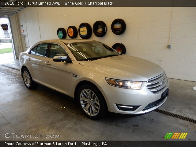 2018 Ford Taurus Limited AWD in White Gold