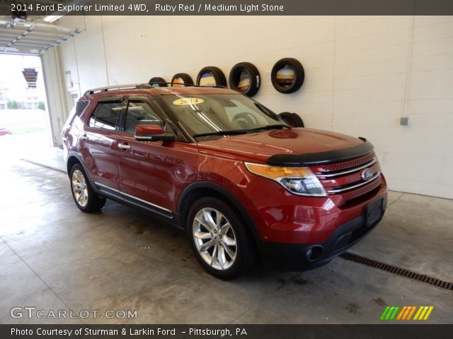 2014 Ford Explorer Limited 4WD in Ruby Red