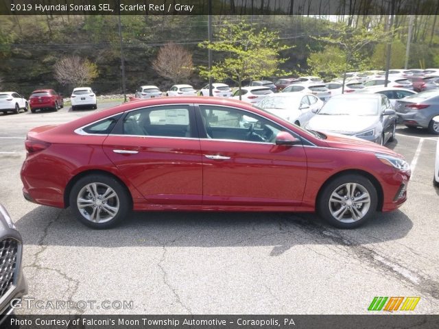 2019 Hyundai Sonata SEL in Scarlet Red