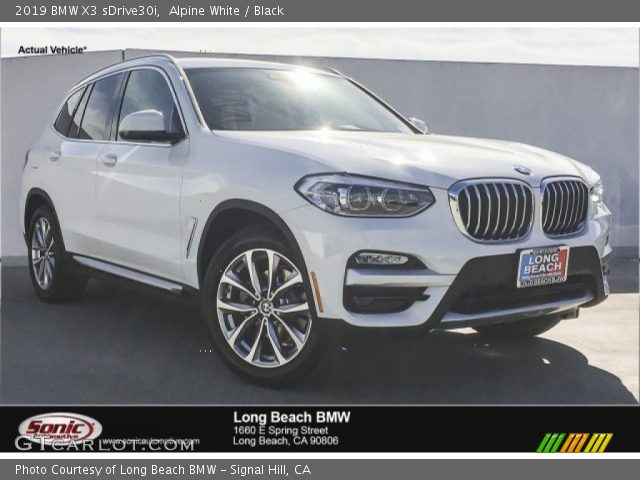 2019 BMW X3 sDrive30i in Alpine White
