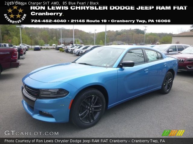 2019 Dodge Charger SXT AWD in B5 Blue Pearl
