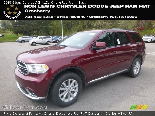 2019 Dodge Durango SXT AWD in Octane Red Pearl