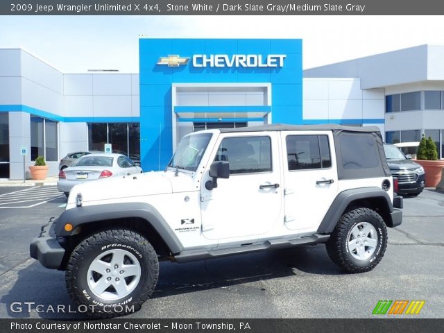 2009 Jeep Wrangler Unlimited X 4x4 in Stone White