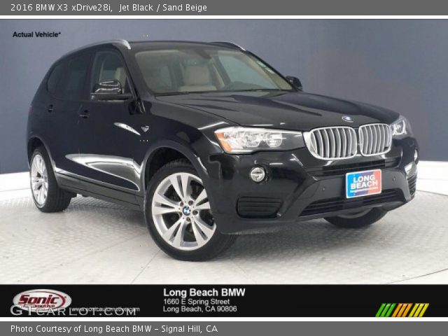 2016 BMW X3 xDrive28i in Jet Black
