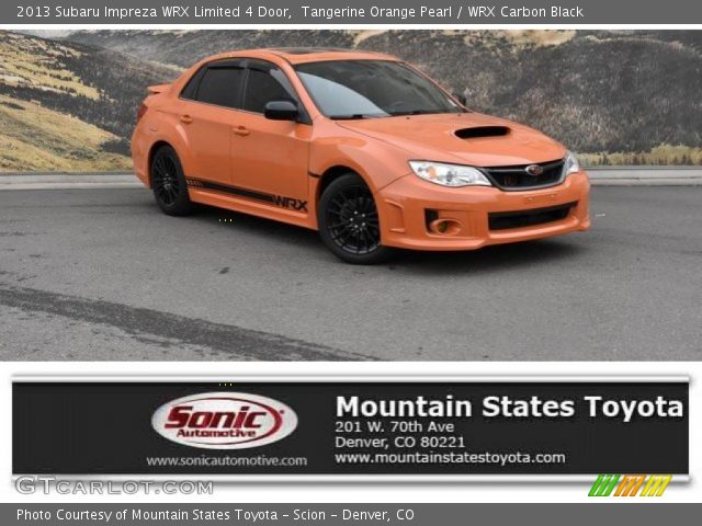 2013 Subaru Impreza WRX Limited 4 Door in Tangerine Orange Pearl