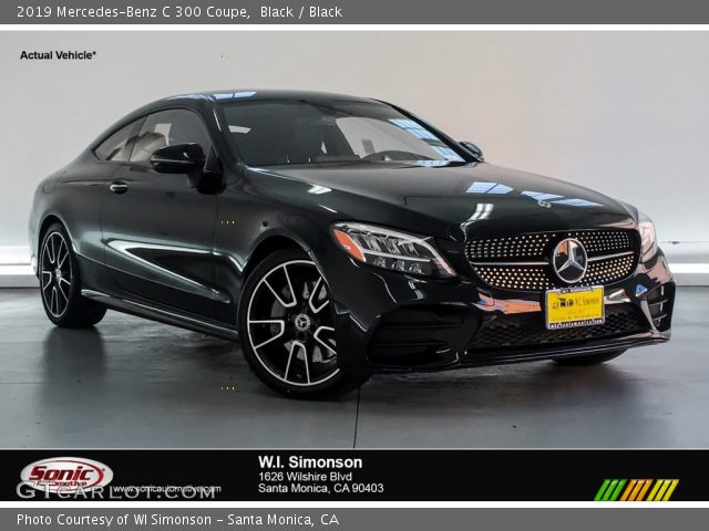 2019 Mercedes-Benz C 300 Coupe in Black