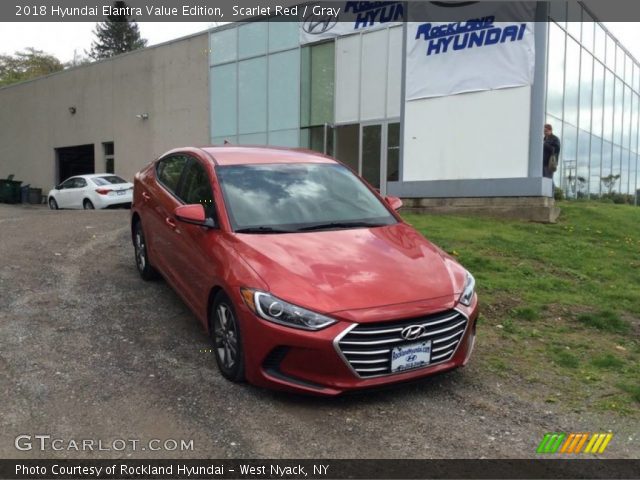 2018 Hyundai Elantra Value Edition in Scarlet Red