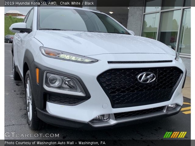 2019 Hyundai Kona SEL AWD in Chalk White