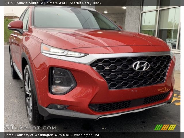 2019 Hyundai Santa Fe Ultimate AWD in Scarlet Red