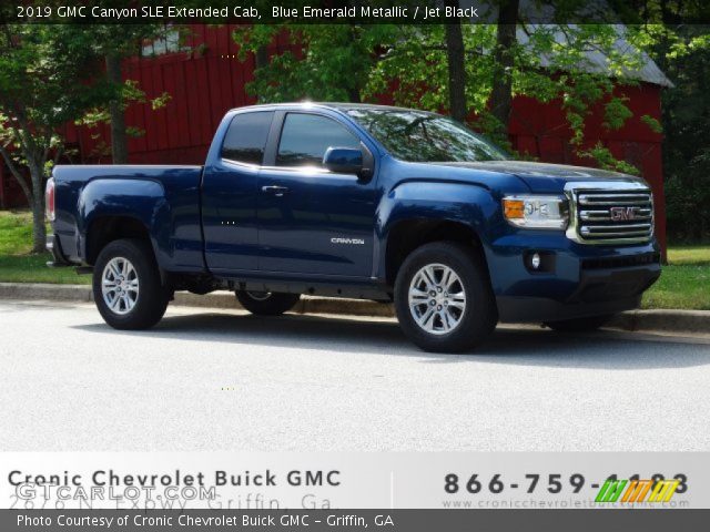 2019 GMC Canyon SLE Extended Cab in Blue Emerald Metallic